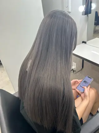 ロング カラー メンズ MOE🌙 博多ハイトーンのヘアスタイル