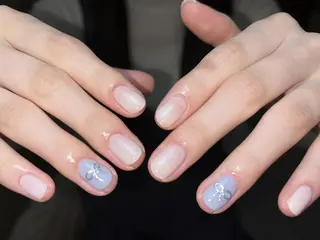 ネイル na🎀🎀na ちゅるちゅるのネイルデザイン