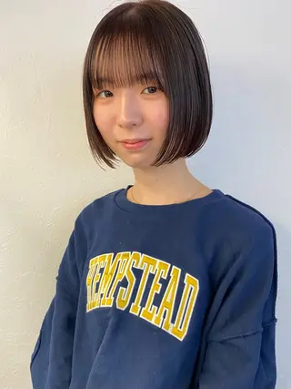 ショート カラー 森貴裕/ベージュ/ パーマ/オリーブのヘアスタイル