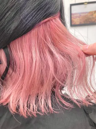 ミディアム カラー レイヤーカット/艶髪 🌈高橋遥香🌈のヘアスタイル