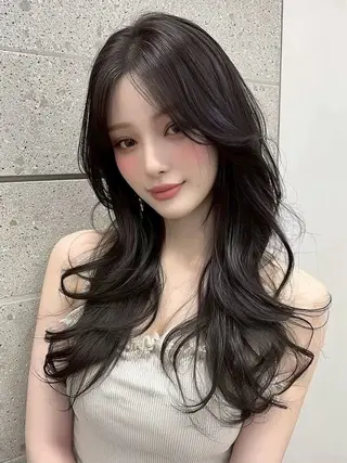 ロング カラー 💎髪質改善/韓国/ レイヤー/泉亮介💎のヘアスタイル