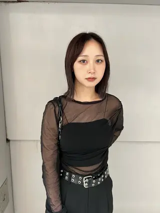 ミディアム 太田 渚遊のヘアスタイル