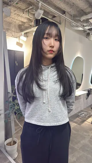 ロング 新宿/パーマ/ レイヤー/サカキのヘアスタイル