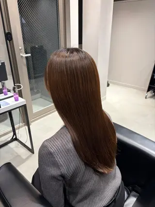 ロング SERIOilo神楽坂店所属・神楽坂|大人カラー |ツヤ髪|松本あきほのヘアスタイル