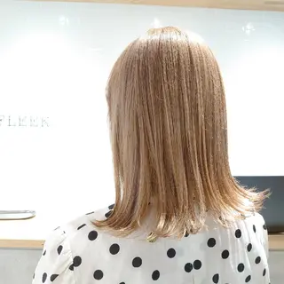 ミディアム カラー SHI Oのヘアスタイル