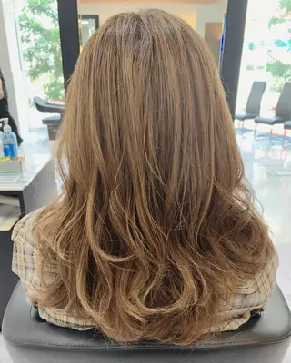 セミロング カラー ヘアアレンジ 💠 AYAKA💠のヘアスタイル