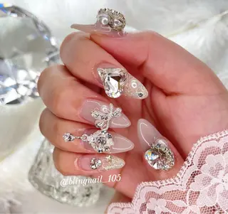 ネイル 23時まで❤︎韓国、 ワンホンネイルのネイルデザイン