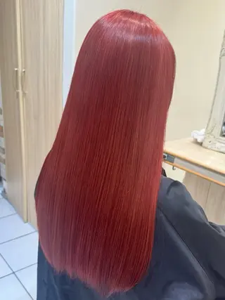 ロング ハイトーンカラー 髪質改善カラーノトのヘアスタイル