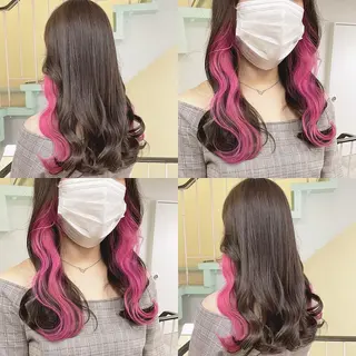 カラー 渋谷:インナーカラー ／🍒エリカ🍒のヘアスタイル