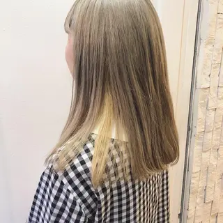 ミディアム カラー yuki hair所属・yuki watanabeのヘアスタイル
