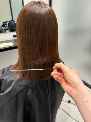 ミディアム 野口聖矢/縮毛矯正 髪質改善/ViVIEのヘアスタイル