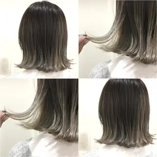 ミディアム カラー パーマ ヘアアレンジ メンズ キッズ ネイル マツエク・マツパ 代表🎀 ふわモテ愛 され髪🩷yumiのヘアスタイル
