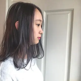 セミロング 🌸ハイトーン 新田 廉 🌸のヘアスタイル