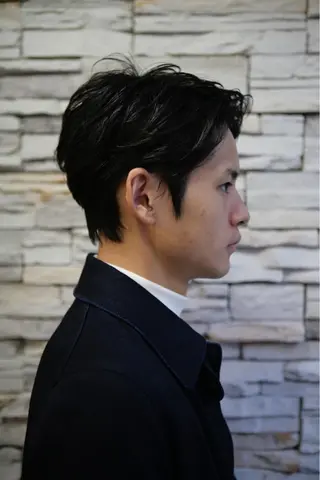 ショート パーマ メンズ 渡辺 裕輔のヘアスタイル