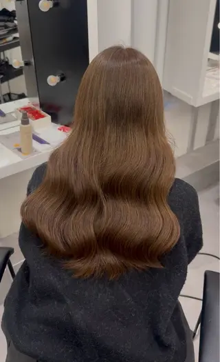 ロング カラー 透明感艶カラー/ボブ /髪質改善/はるきのヘアスタイル