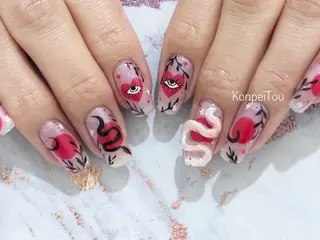 ネイル おうちのネイルサロン　konpeiTou〜こんぺいとう〜所属・おうちのネイルサロン KonpeiTouのネイルデザイン