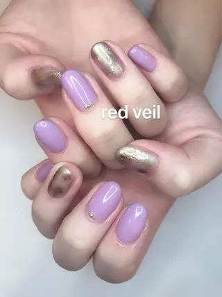 ミディアム ネイル 長さ出し専門 nynaのネイルデザイン