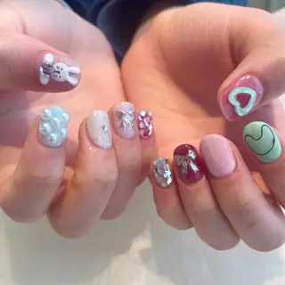 ネイル 新井 ひなののネイルデザイン