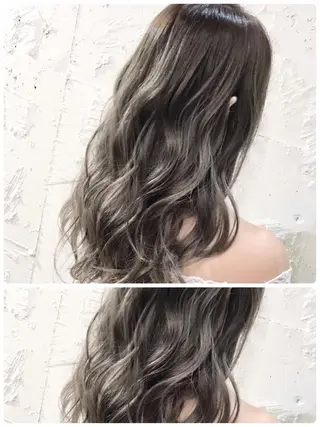 ロング カラー grow恵比寿【グロウ】髪質改善/ハイライト/ブリーチ/レイヤーカット所属・奥野 貴史　代表　レイヤーのヘアスタイル