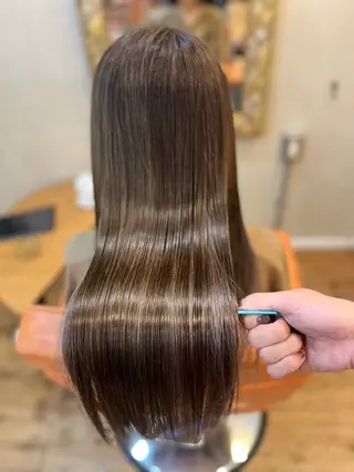 ロング ⚪️髪質改善 縮毛 店長 コウ⚪️のヘアスタイル