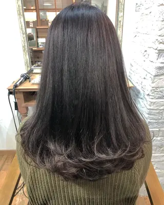 セミロング カラー ヘアアレンジ 遠藤 拓馬のヘアスタイル