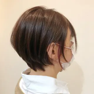 ショート カラー 森田 真由のヘアスタイル