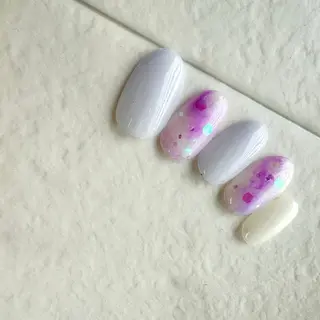 ネイル ⭐︎休業中の練習⭐︎ JNA認定講師髙橋のネイルデザイン