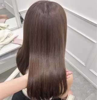 セミロング 💎りあん/大須/栄 ブリーチなしWカラーのヘアスタイル