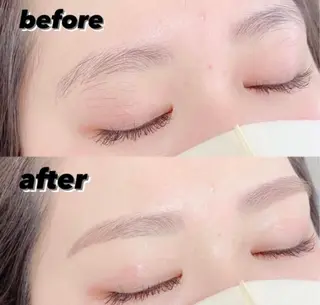 マツエク・マツパ アイブロウ Lua eye beauty所属・森川 茉南の眉毛・アイブロウイメージ