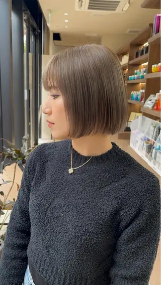 ショート GIEN Smart Salon by milbon 西宮ガーデンズ　プラス所属・吉原 星稀のヘアスタイル