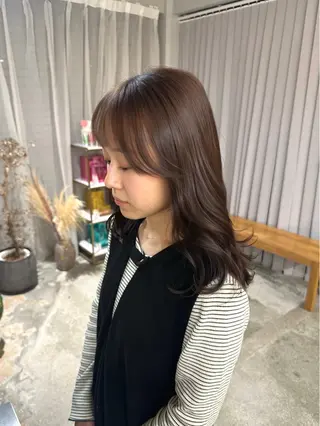 セミロング cipre あゆみのヘアスタイル