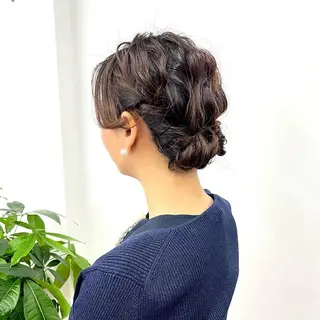 ミディアム カラー ヘアアレンジ HIROKO / 透明感暖色カラー🎀のヘアスタイル