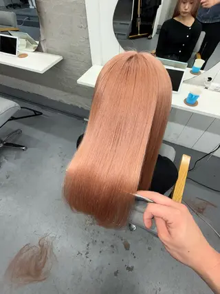 ロング 【柏】美髪矯正× ハイトーン💫だいちのヘアスタイル