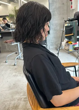 ミディアム パーマ お悩み解決パーマ hana🩰のヘアスタイル