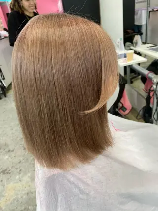 ミディアム カラー 💗💗韓国レイヤー yu-ki💗💗のヘアスタイル