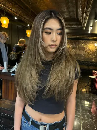 ロング カラー デザインレイヤー/ KOSUKEのヘアスタイル