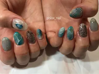 ネイル s/w ＿shokoのネイルデザイン