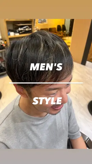 メンズ 大人女性ぼかし メンズ強化🦙平作のヘアスタイル