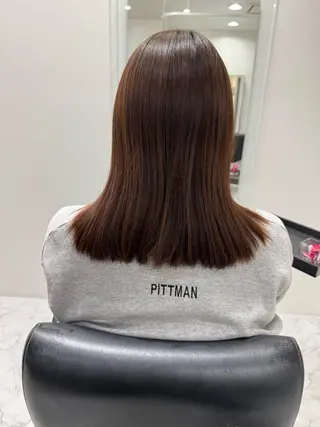 ロング 濱川響太レディース カットモデルのヘアスタイル