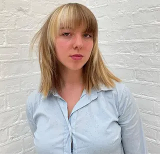 ミディアム カラー scene自由が丘所属・自由が丘/メンズ/ ボブ/田丸のヘアスタイル