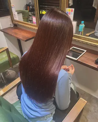 ロング カラー 髪質改善/縮毛矯正 今井海斗のヘアスタイル