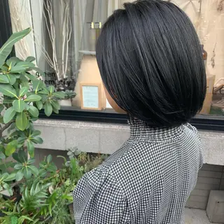 ミディアム 艶髪color💎髪 質改善ストレート大吉のヘアスタイル