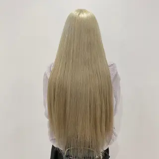 ロング カラー マンツーマン女性 美容師 奏のヘアスタイル