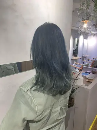 ロング 似合わせカラーの神 ダブルカラー/森栄範のヘアスタイル