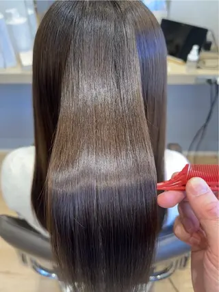 セミロング カラー 鎌田 一徳のヘアスタイル