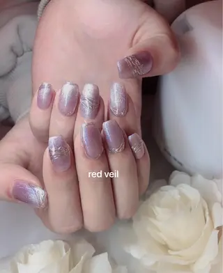 ミディアム ネイル 長さ出し専門 nynaのネイルデザイン