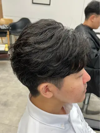 ショート パーマ メンズ 新潟メンズパーマ 新潟駅/小田拓実のヘアスタイル