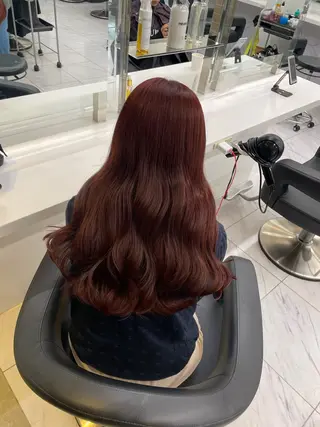 ロング カラー ヘアアレンジ 💗横浜美容室 💗HARUNAのヘアスタイル