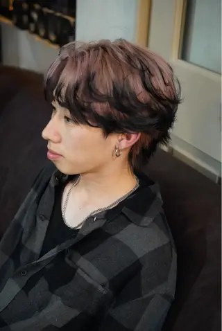 カラー メンズ 齋木 陽輝のヘアスタイル