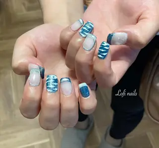 ミディアム ネイル Lofi nails ゆきこのネイルデザイン
